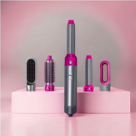 5-in-1 Stylingbürste mit Coanda-Effekt und ionischer Technologie für Trocknung und Locken