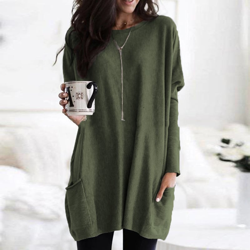 Sabina | Modischer Langer Damenpullover
