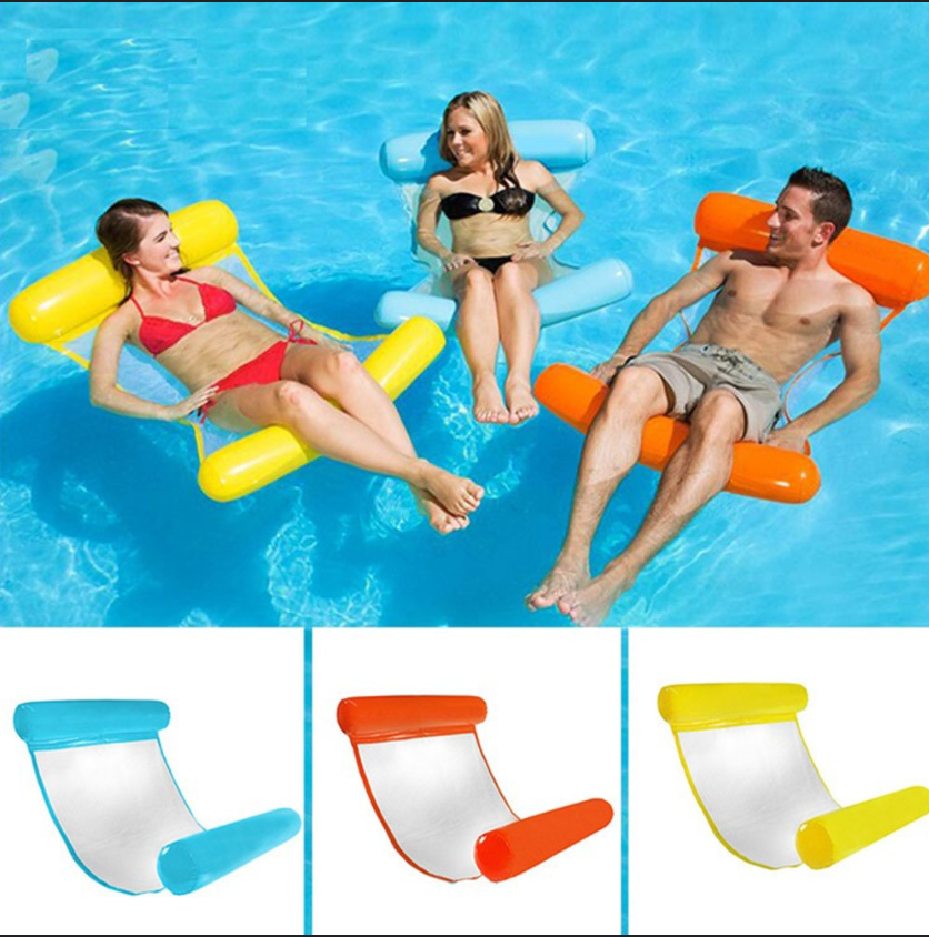 AquaRelax Wasser-Hängematte | Entspanne stilvoll und bequem auf dem Wasser! 1+1 Gratis