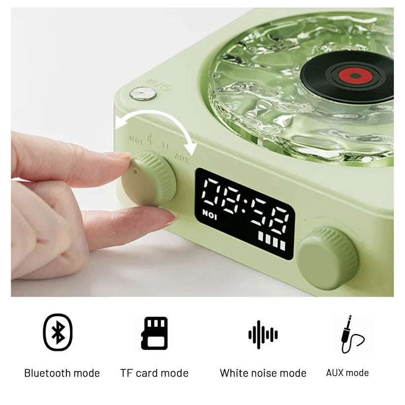 DreamTunes | Retro Mini Schlafhilfe mit RGB-Beleuchtung