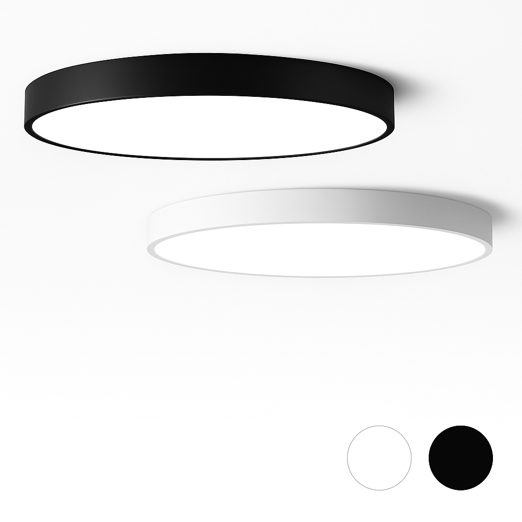 Runder und flacher LED-Deckenleuchte (verschiedene Größen)
