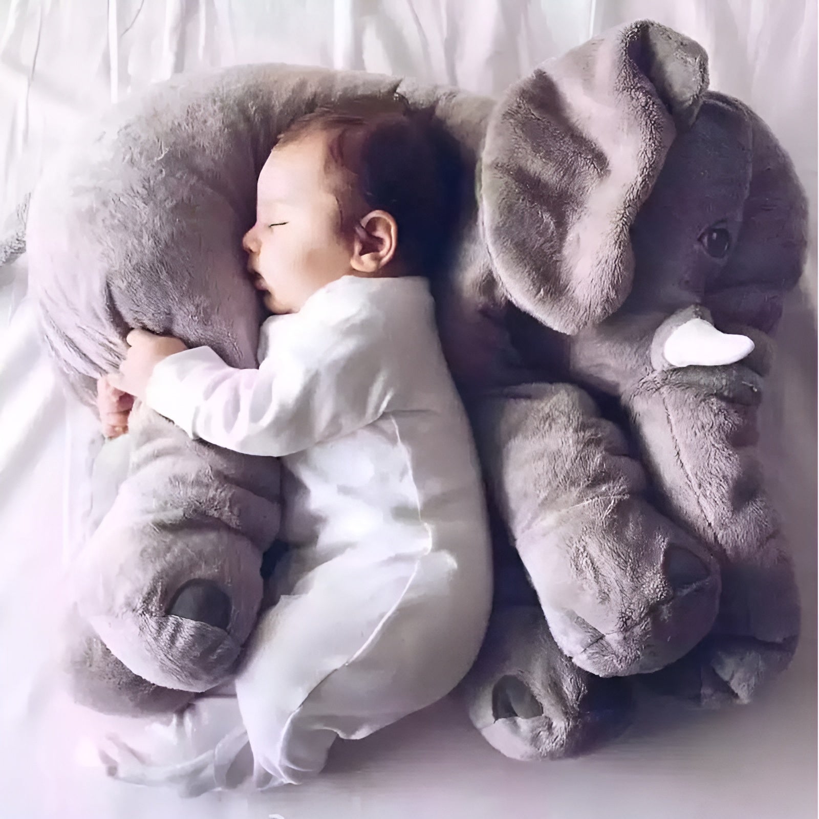 Plüsch-Elefant | Großes Kissen und Kuscheltier-Elefant für Babys und Kinder