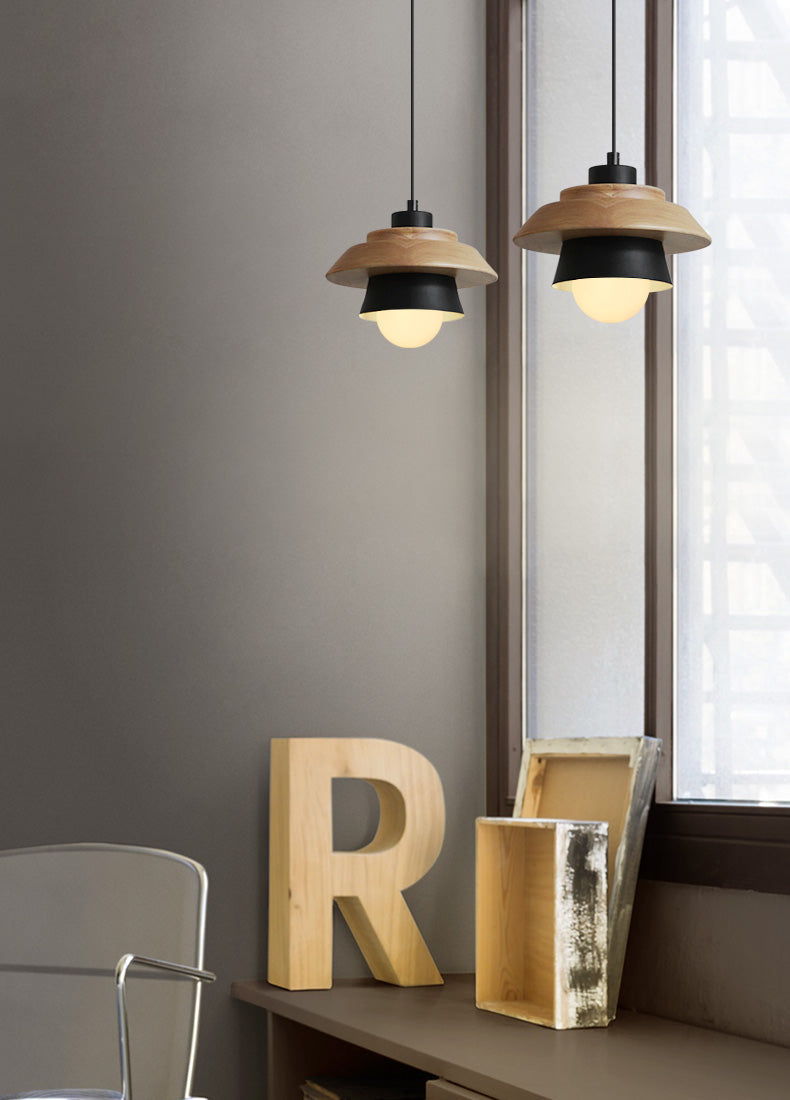 Frendorf | Holz Pendelleuchte | Nordisches Natur Design