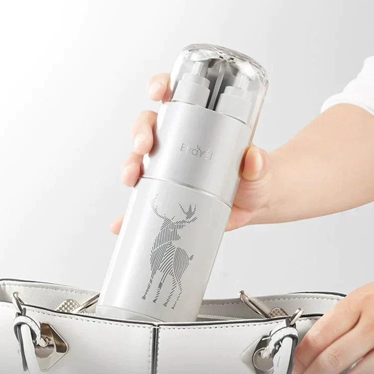 LuxeVoyage Elite Reise Toilettas Set | 8-in-1 minimalistische Utensilien für mühelose Organisation und Stil unterwegs