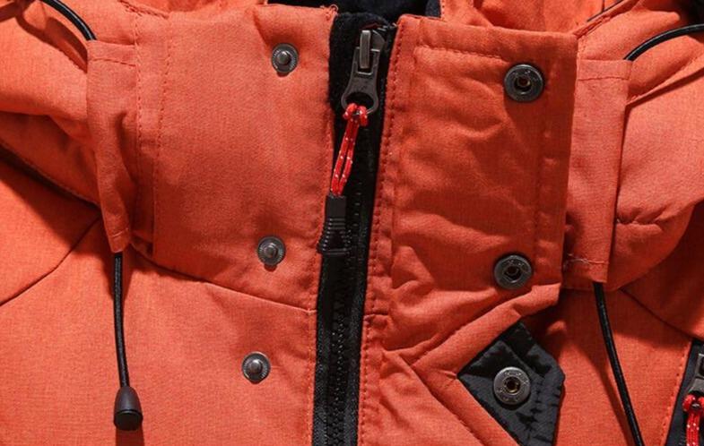 Warme dicke Pufferjacke