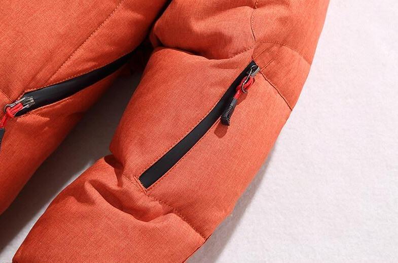Warme dicke Pufferjacke