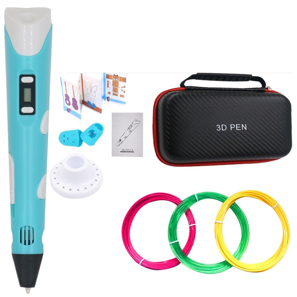 3D-Druckstift DIY-Zeichenstift mit 200M PLA-Filament, Geschenk für Kinder