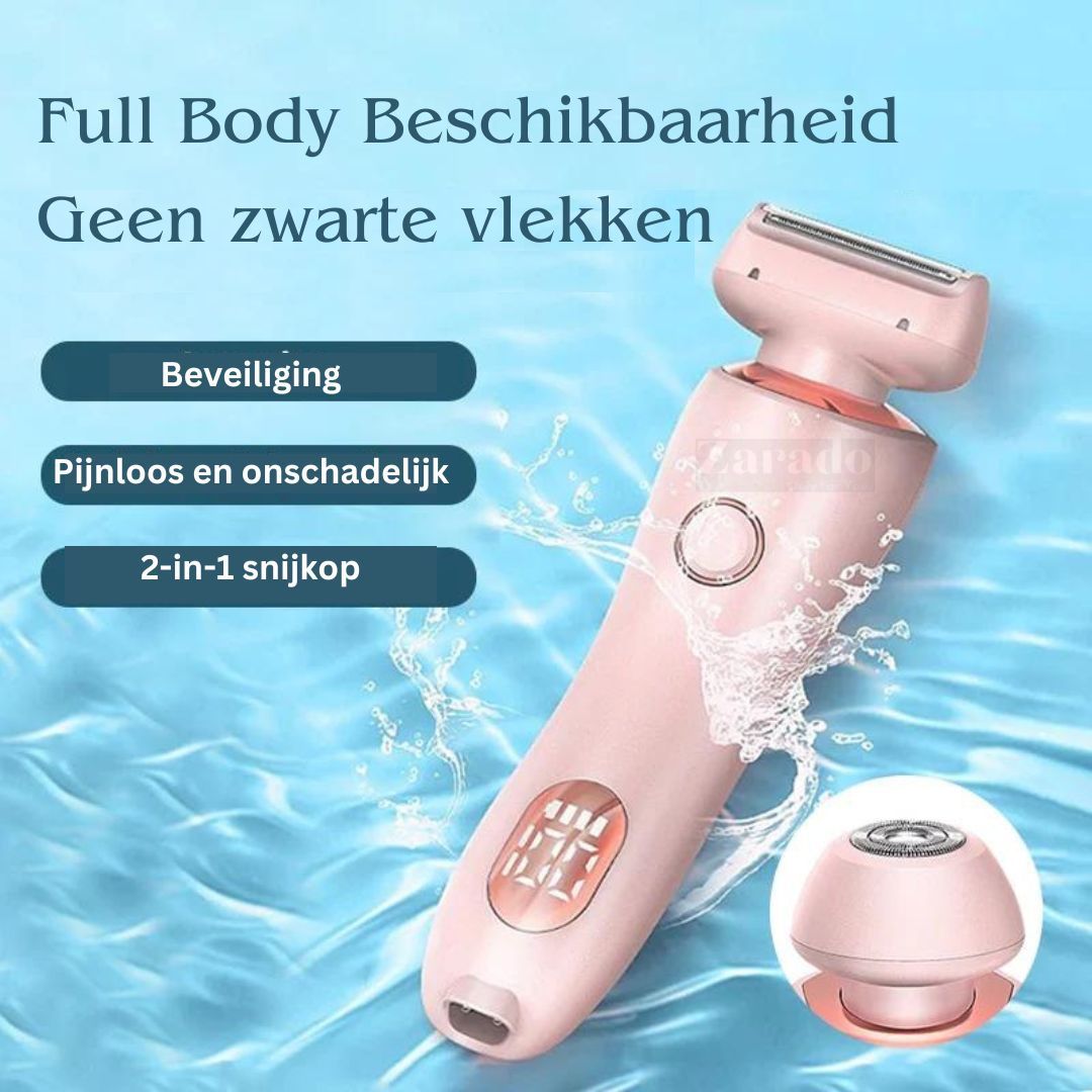 SmoothGlam | 2-in-1 Rasierer für Frauen