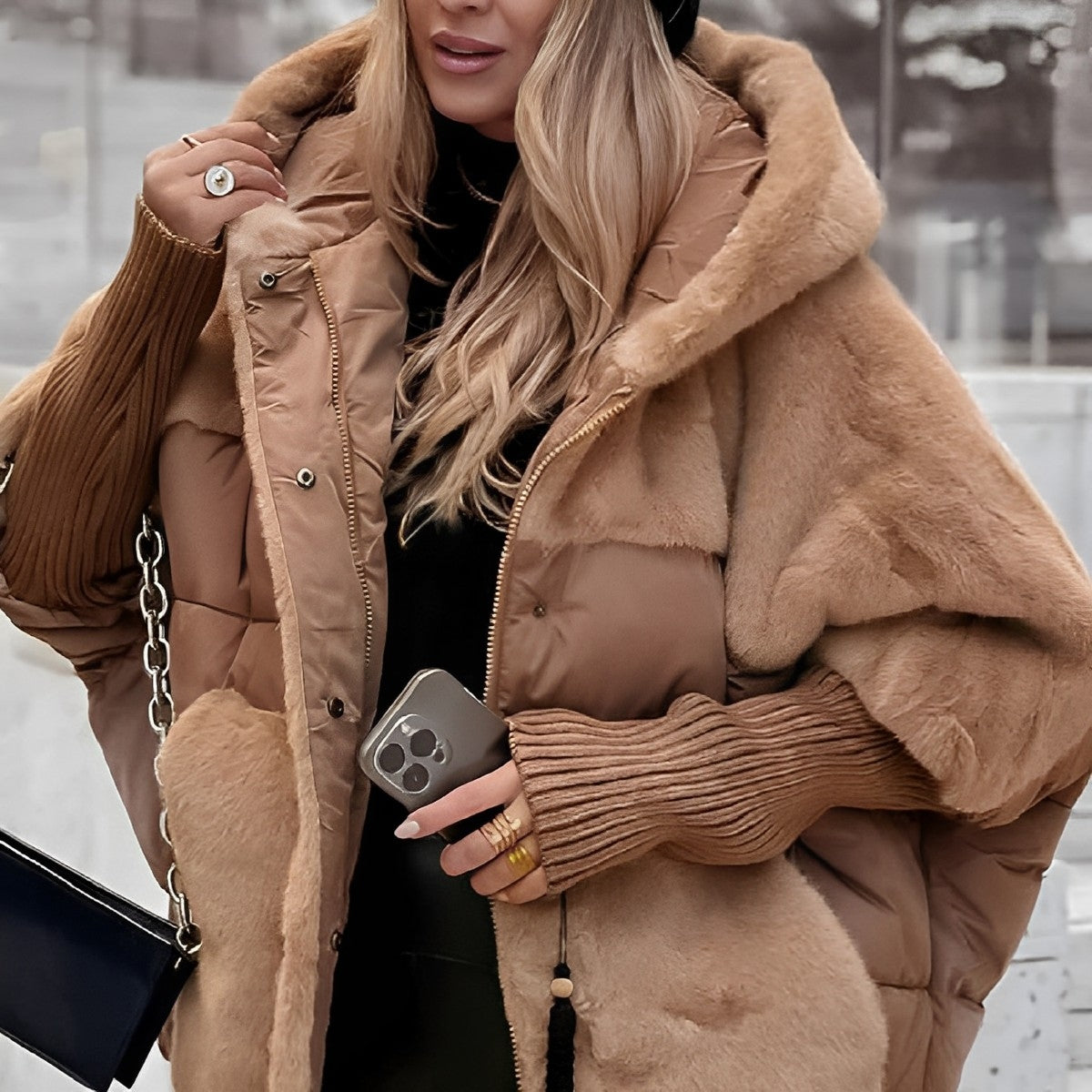 Warme Daunenjacke mit Lockere Passform – Leichte Winterjacke für Stil und Komfort