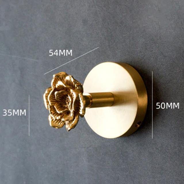 Goldene Messing Wandhaken – Handgefertigte Tierdesigns für stilvolle Wanddekoration