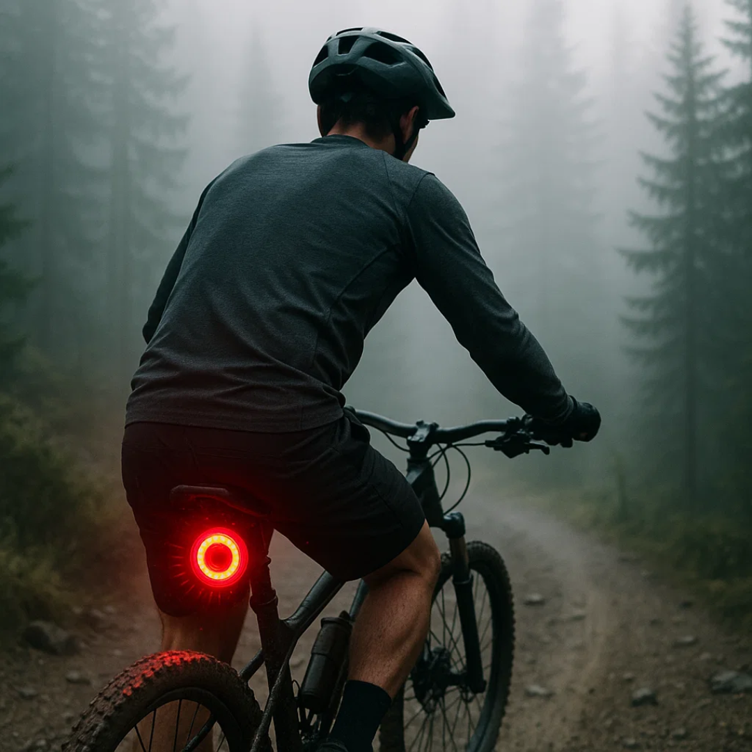 Rücklicht & Bremslicht für Fahrrad und Rennrad mit 6 Modi und Akku | Lumirad