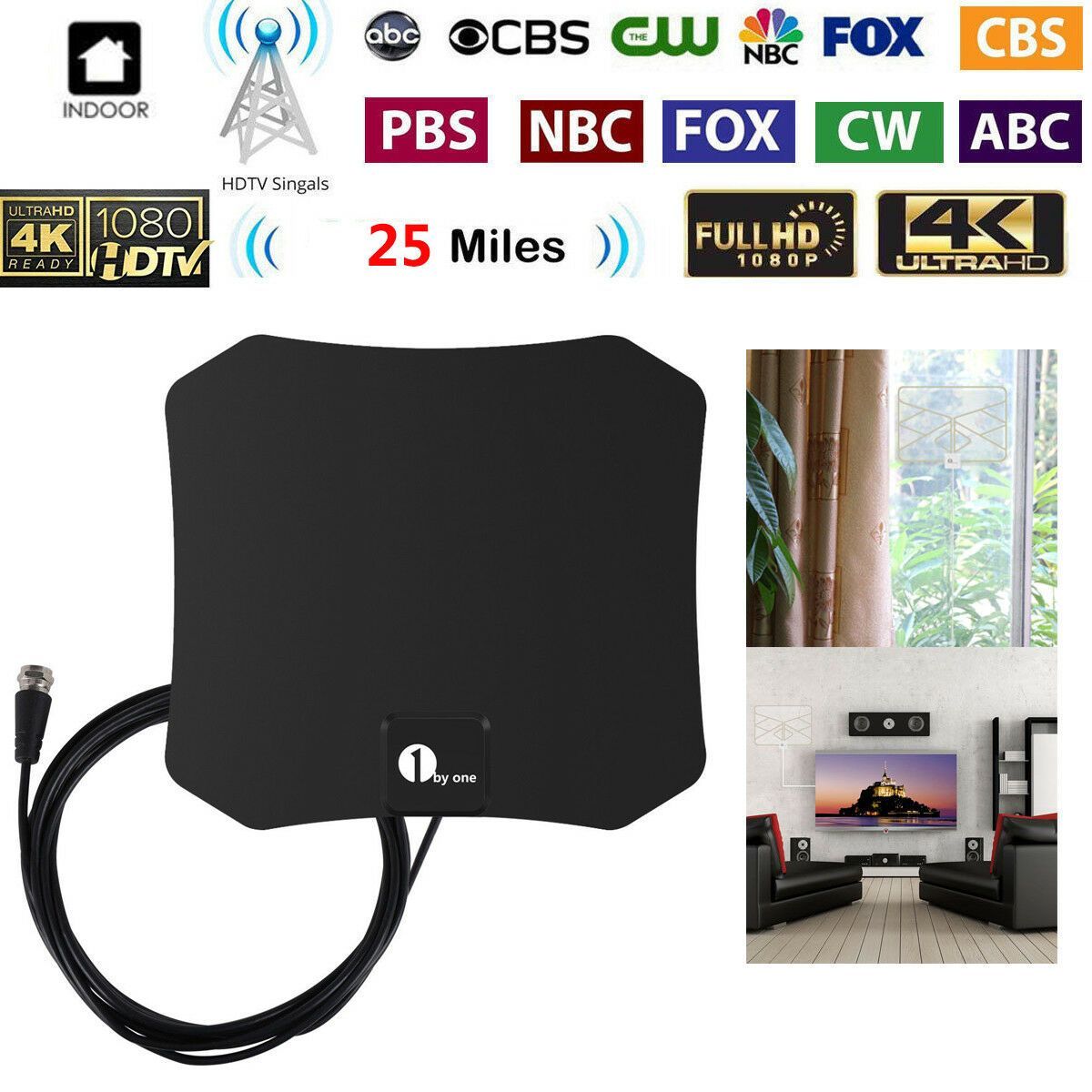 Indoor Satelliten HDTV Antenne