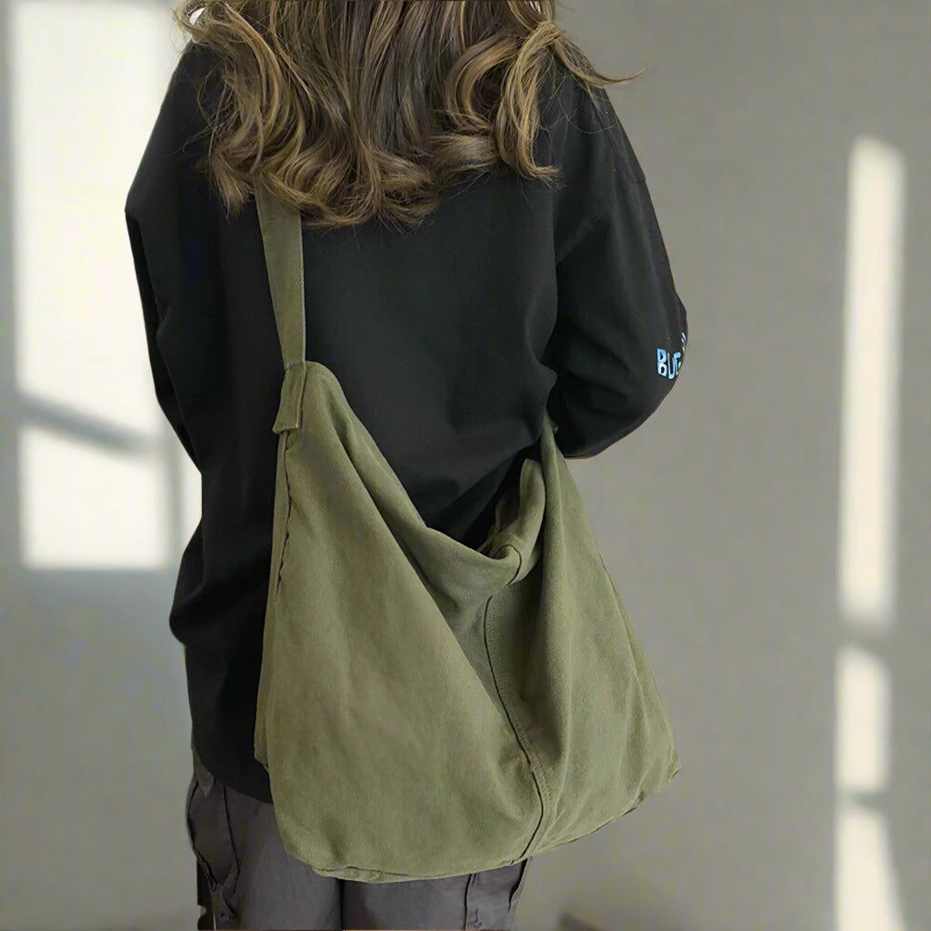 Große Schultertasche mit Umhängegurt für Frauen | Ideal für den Alltag