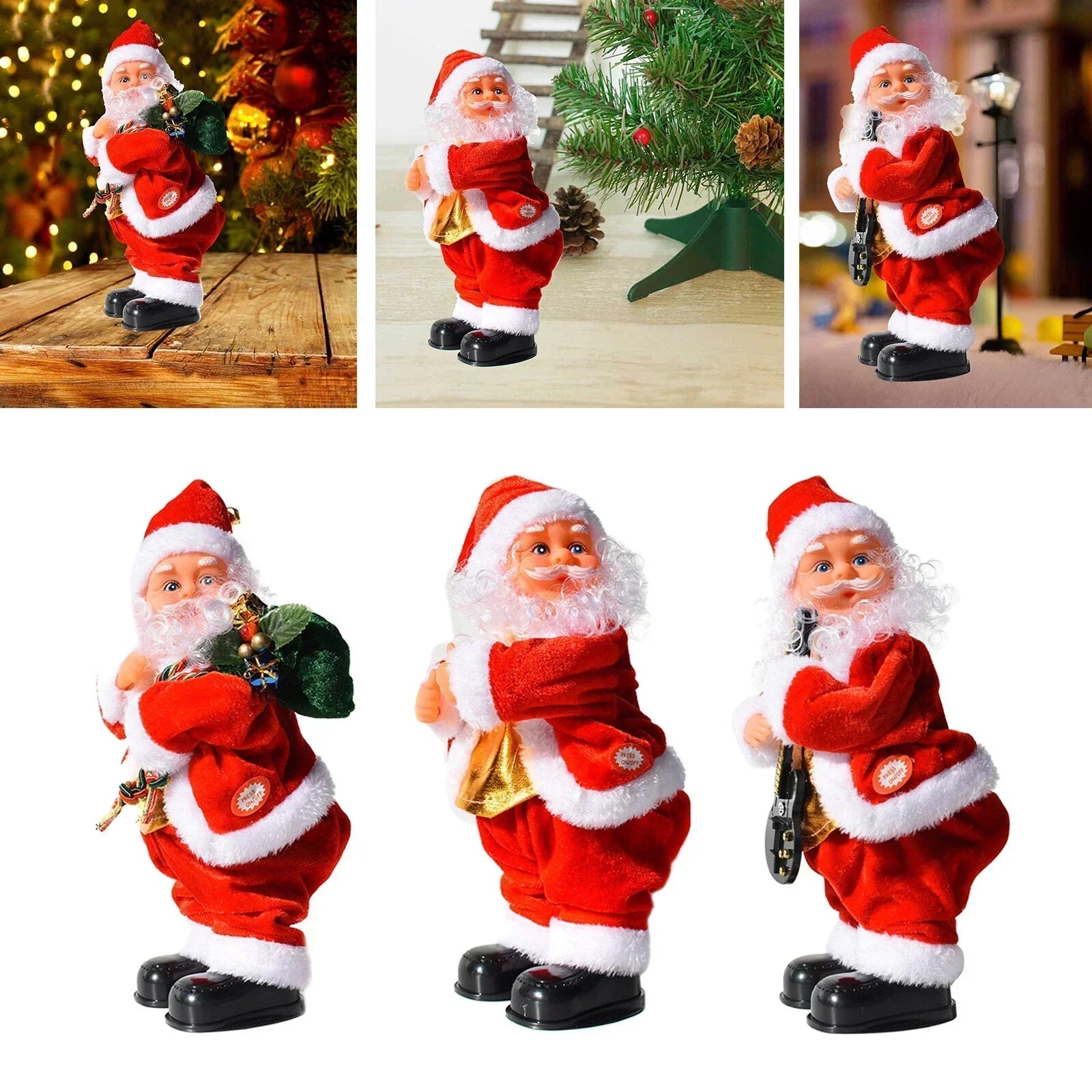 SantaDance | Tanzender Weihnachtsmann Festdekoration Festliche Wohnkultur Kostenlose Lieferung
