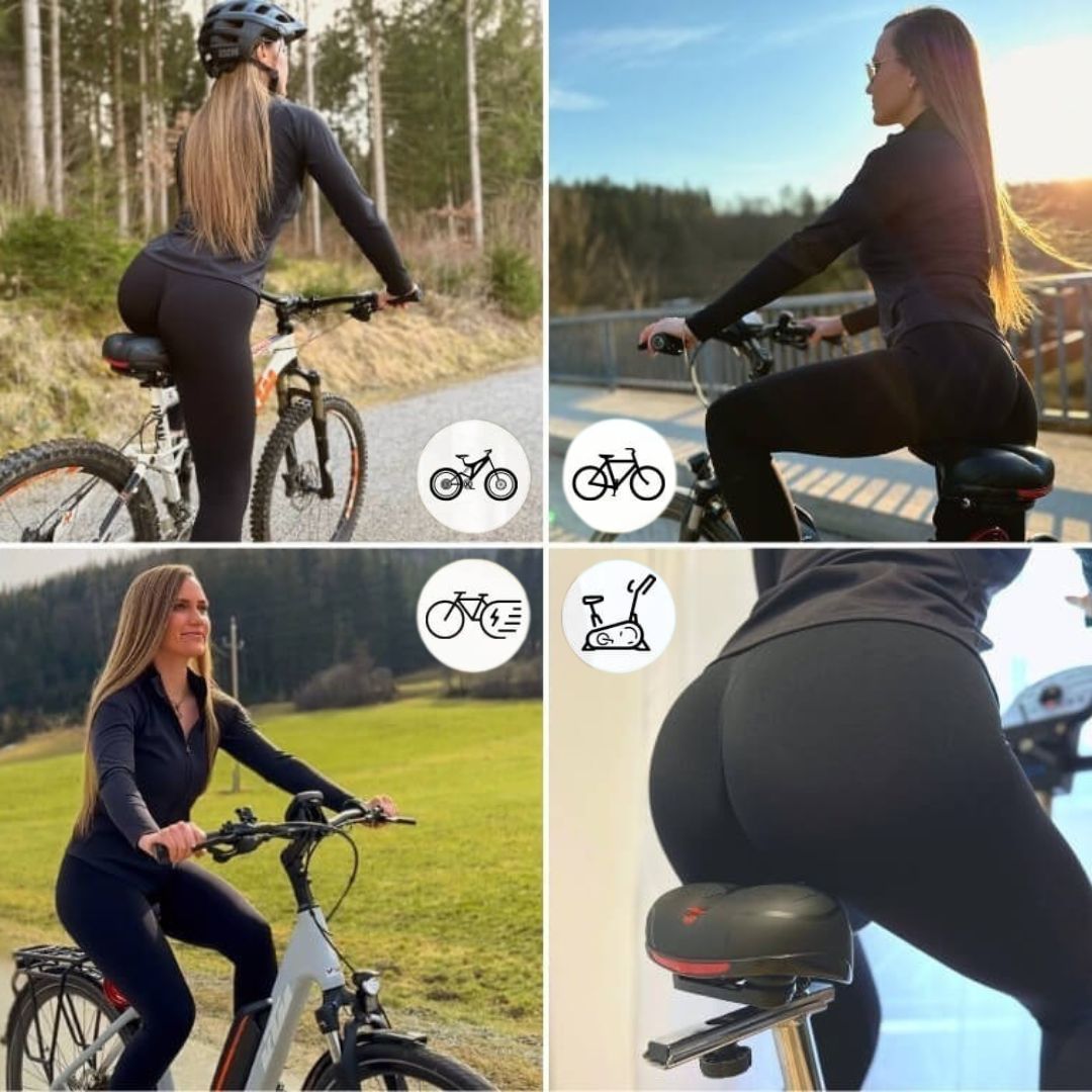 Fahrradsattel Herren & Damen | Komfortabler Fahrradsattel mit Federung | SattelPro