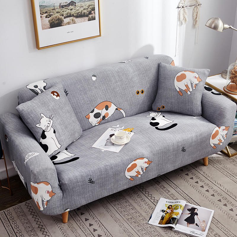 All-Inclusive Sofabezug mit Katzenmotiv
