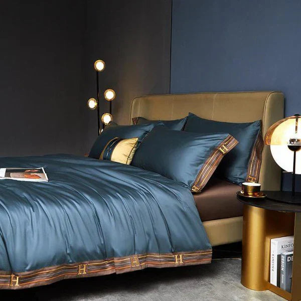 Beddingstar - Saphir Luxe Satin Bettwäsche Set für das Schlafzimmer
