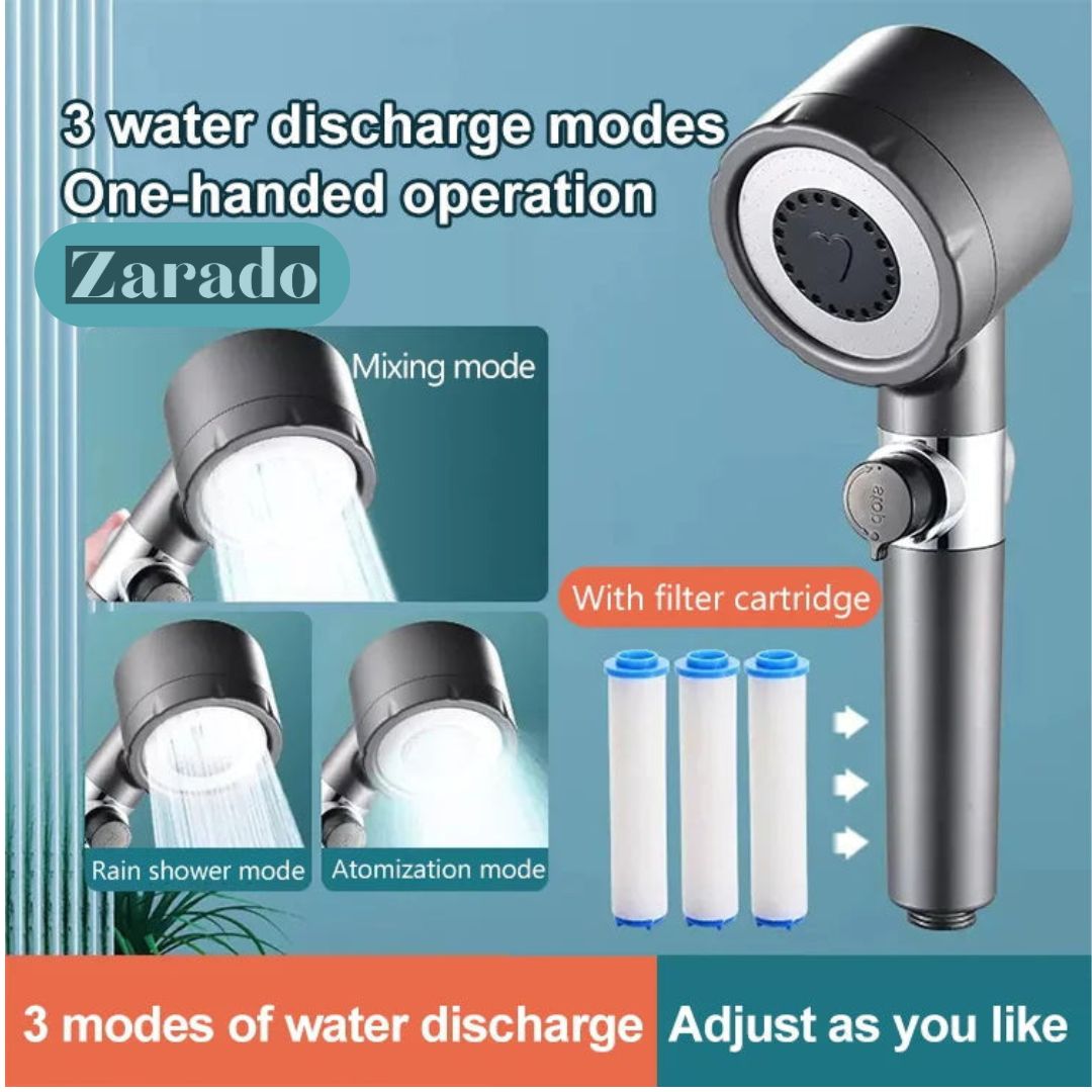 AquaFlow | Duschkopf mit drei Einstellungen
