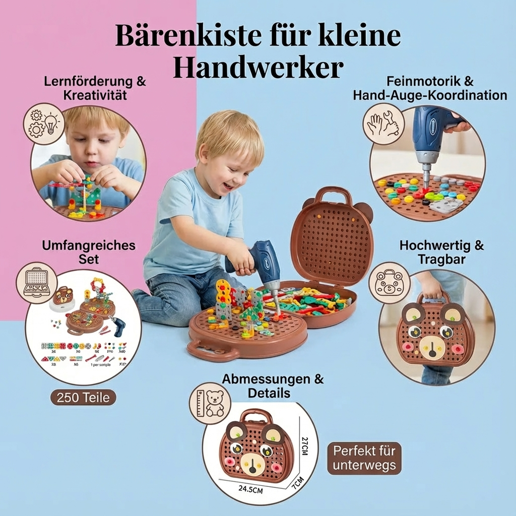 Kinder Berenkiste für kreative Handwerker