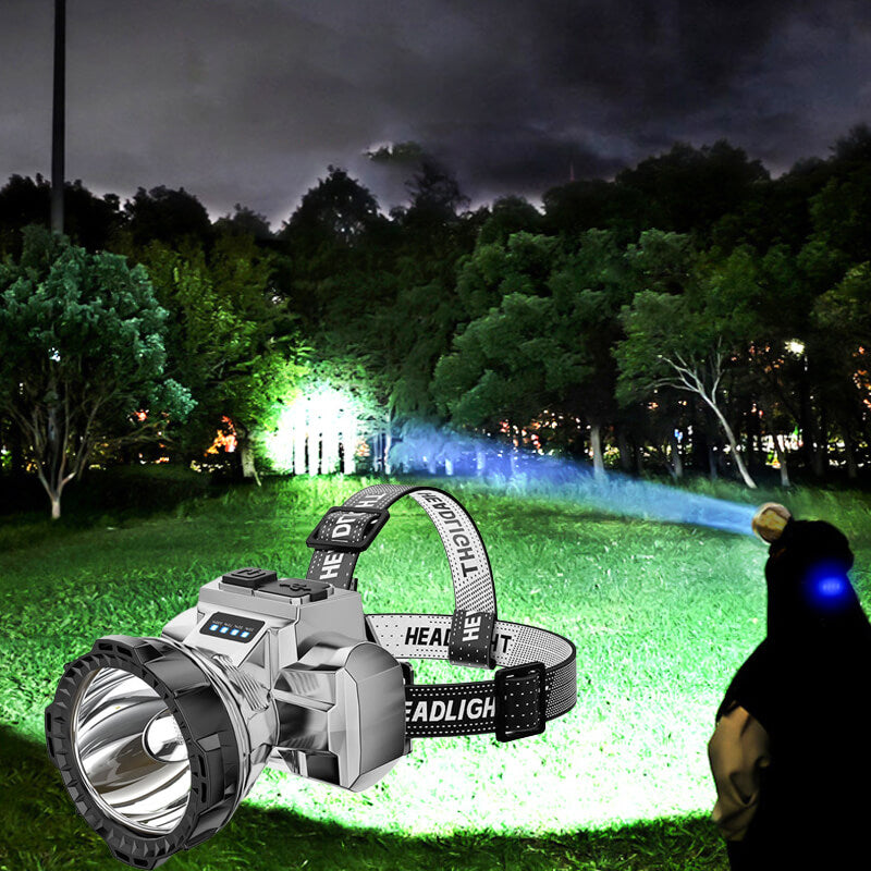 Superhelles LED Stirnlampe – Leistungsstarke Stirnlampe für Outdoor und Arbeit