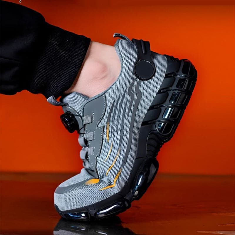 LuxuraGuard Unisex Sicherheitsschuhe | Stilvolle rutschfeste Noppen für optimalen Grip und Sicherheit