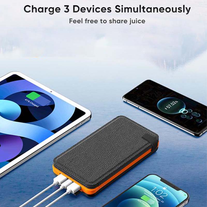 25000mAh Hohe Kapazität Solar Powerbank - Schnellladung
