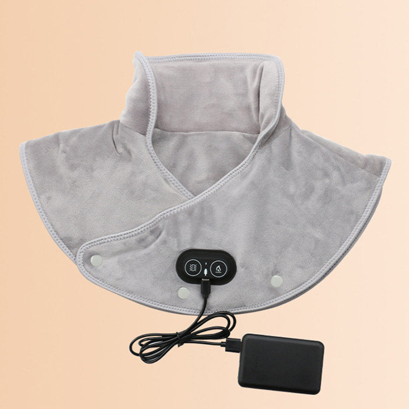Elektrisches Nacken- und Schultermassagekissen mit Wärme und Vibration