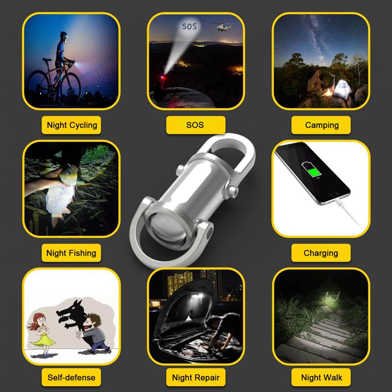 Lumineux | Mini-LED-Taschenlampe – 1200LM – wasserdicht - ultra hell