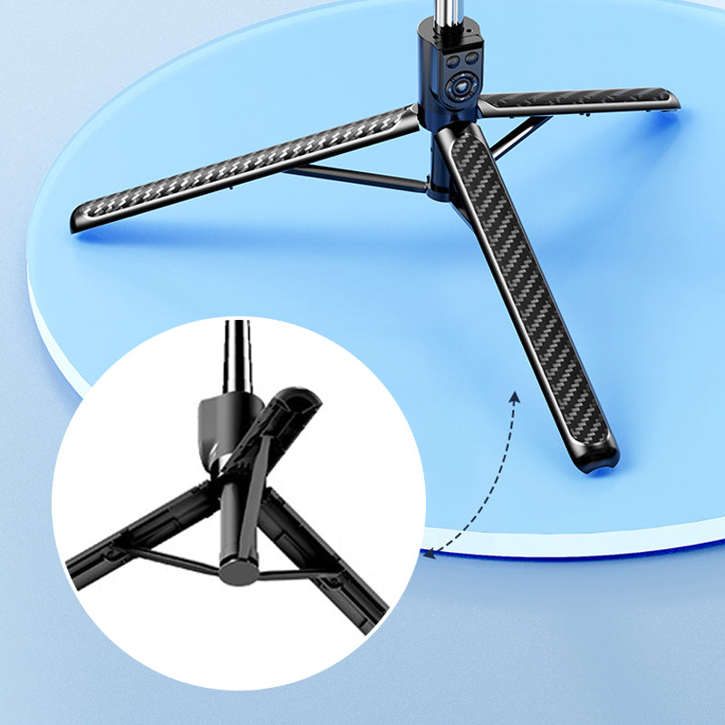 LuxuraSnap Elite Selfie Stick Stativ | Machen Sie atemberaubende Selfies mit integriertem LED-Fülllicht