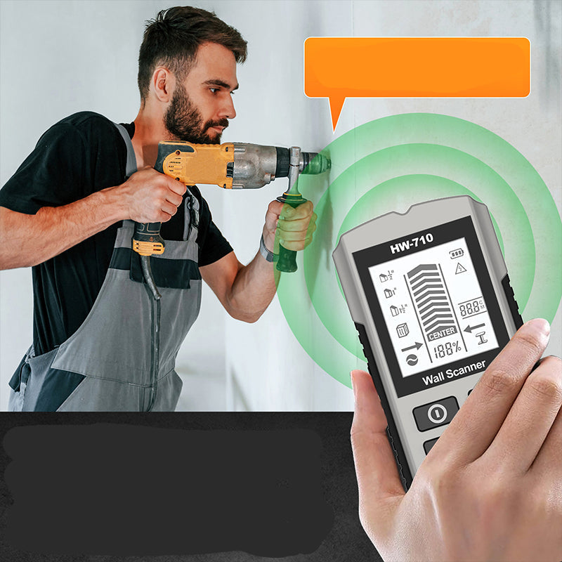 LuxMetal Pro Handheld Detektor | Multifunktionaler Metall- und Wandsensor für präzise Ergebnisse