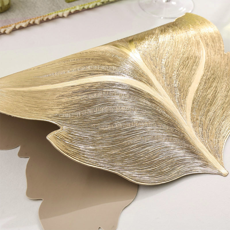 Goudblad Luxus Tischunterlage – 3D Elegante Tischunterlage aus PVC