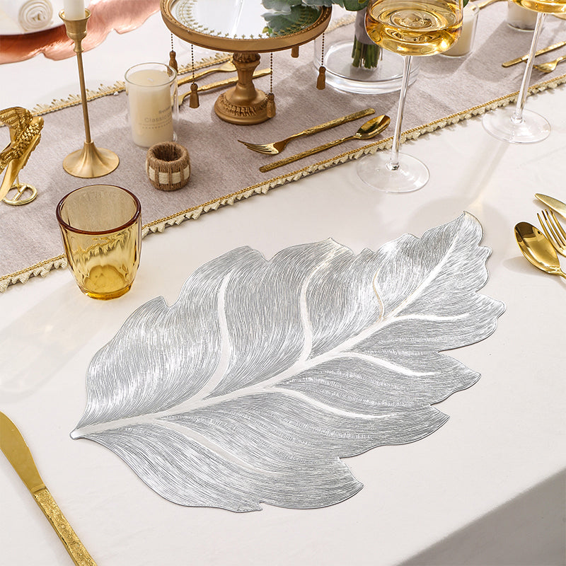 Goudblad Luxus Tischunterlage – 3D Elegante Tischunterlage aus PVC
