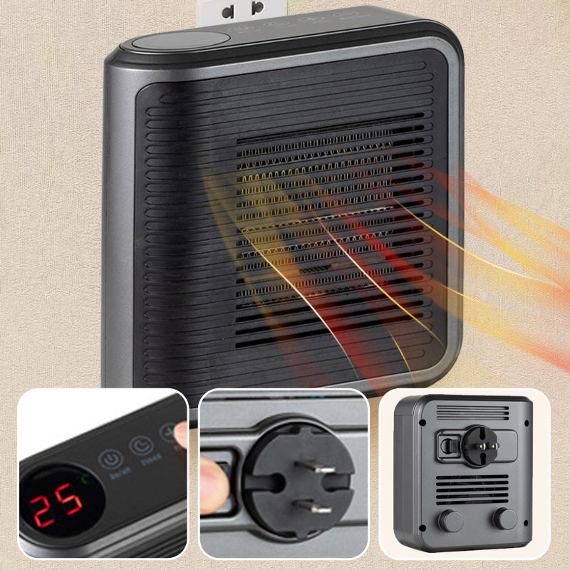 Warmteluxe 800W Steckdosenheizung – Kompakter, energieeffizienter Miniheizer