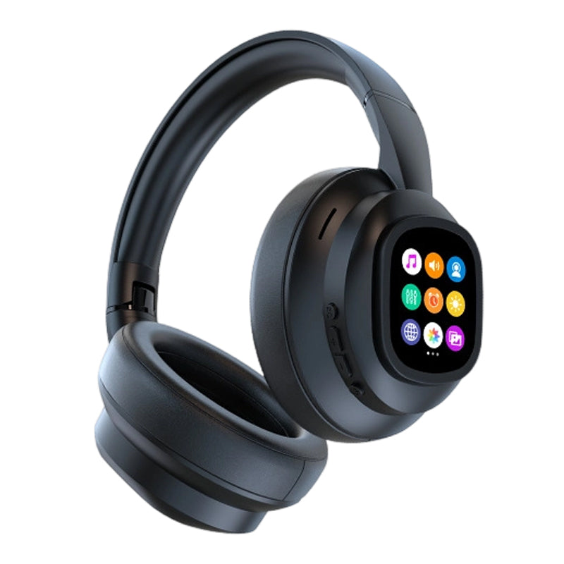 AIWave | AI Bluetooth Kopfhörer mit LCD-Display Sprachsteuerung Geräuschisolierung für Musik und Anrufe