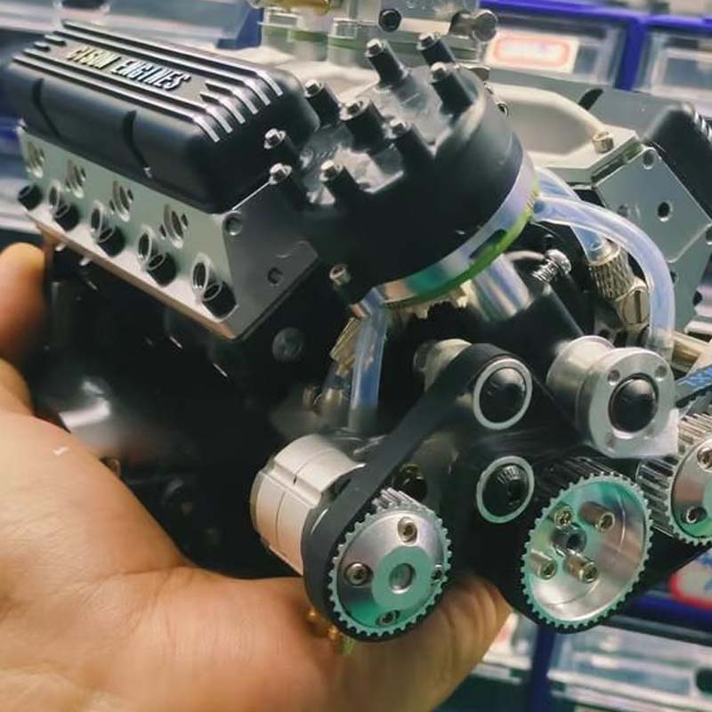 🎉Letzter Tag Aktion 50% RABATT 🔥 - Sammlerstück eines OHV V8 Small-Block-Motors