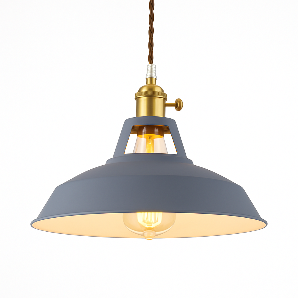 Farbige Metall-LED-Hängelampe Loft