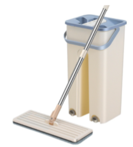 Magischer Wischmopp – Inklusive 4 Pads, 360° drehbar & auswringbar
