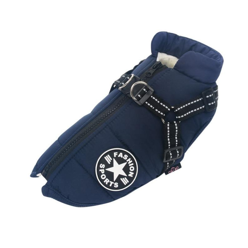 Wasserdichte Hundejacke - Reflektorband | Verschiedene Farben und Größen