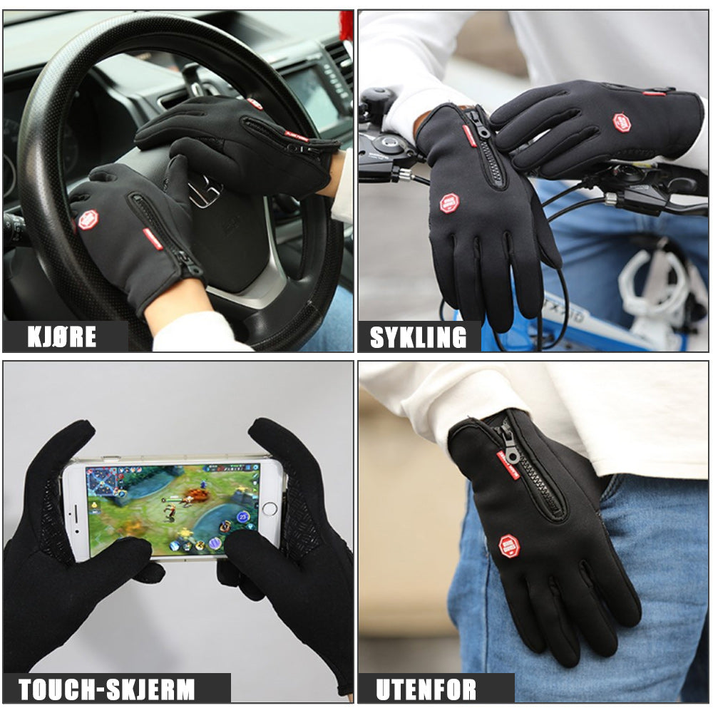 Wärmehandschuhe - Touchscreen | Wasserdicht und Winddicht