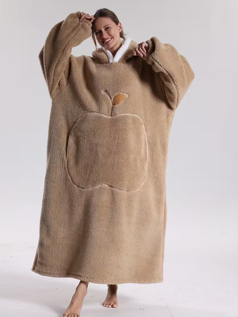 Hoodie Decke | Decke mit Ärmeln | Tragbare Decke Pullover | WärmeHood