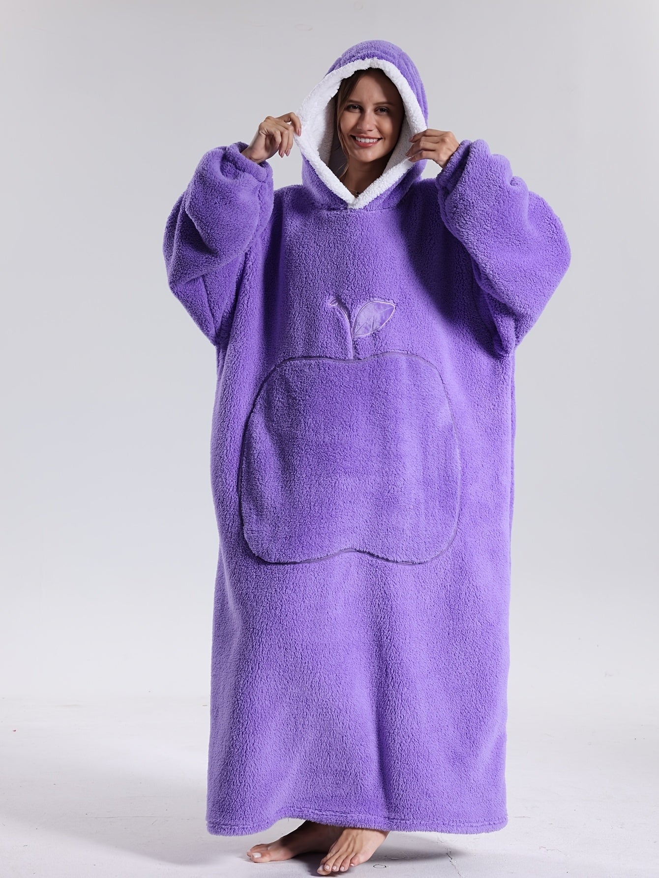 Hoodie Decke | Decke mit Ärmeln | Tragbare Decke Pullover | WärmeHood