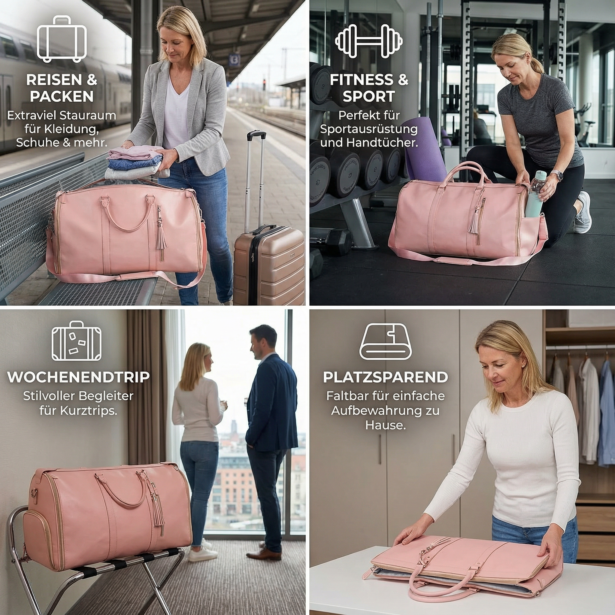 Geräumige Reisetasche für all deine Reisebedürfnisse