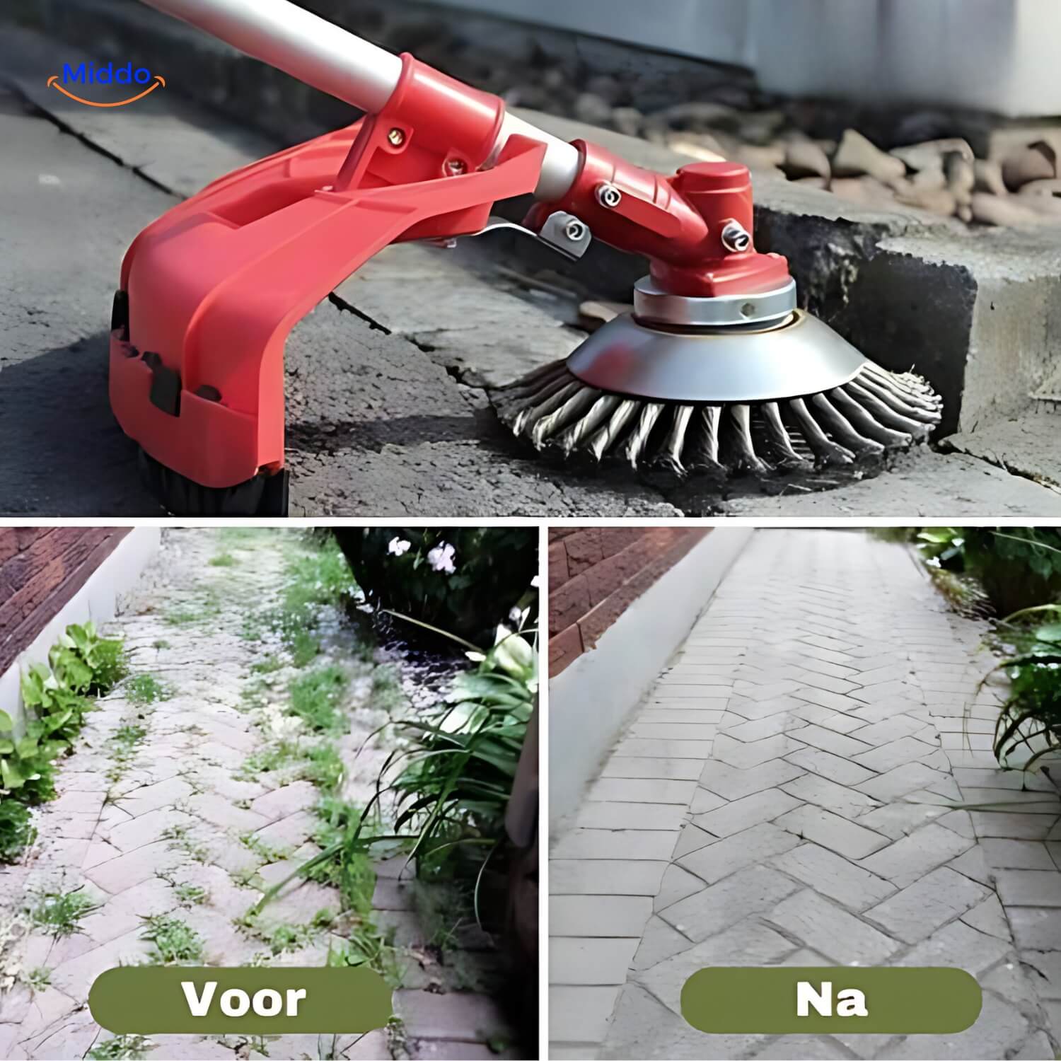 WeedMaster Pro | Nahtlose Unkrautbürste für mühelose Rasen- und Gartenpflege