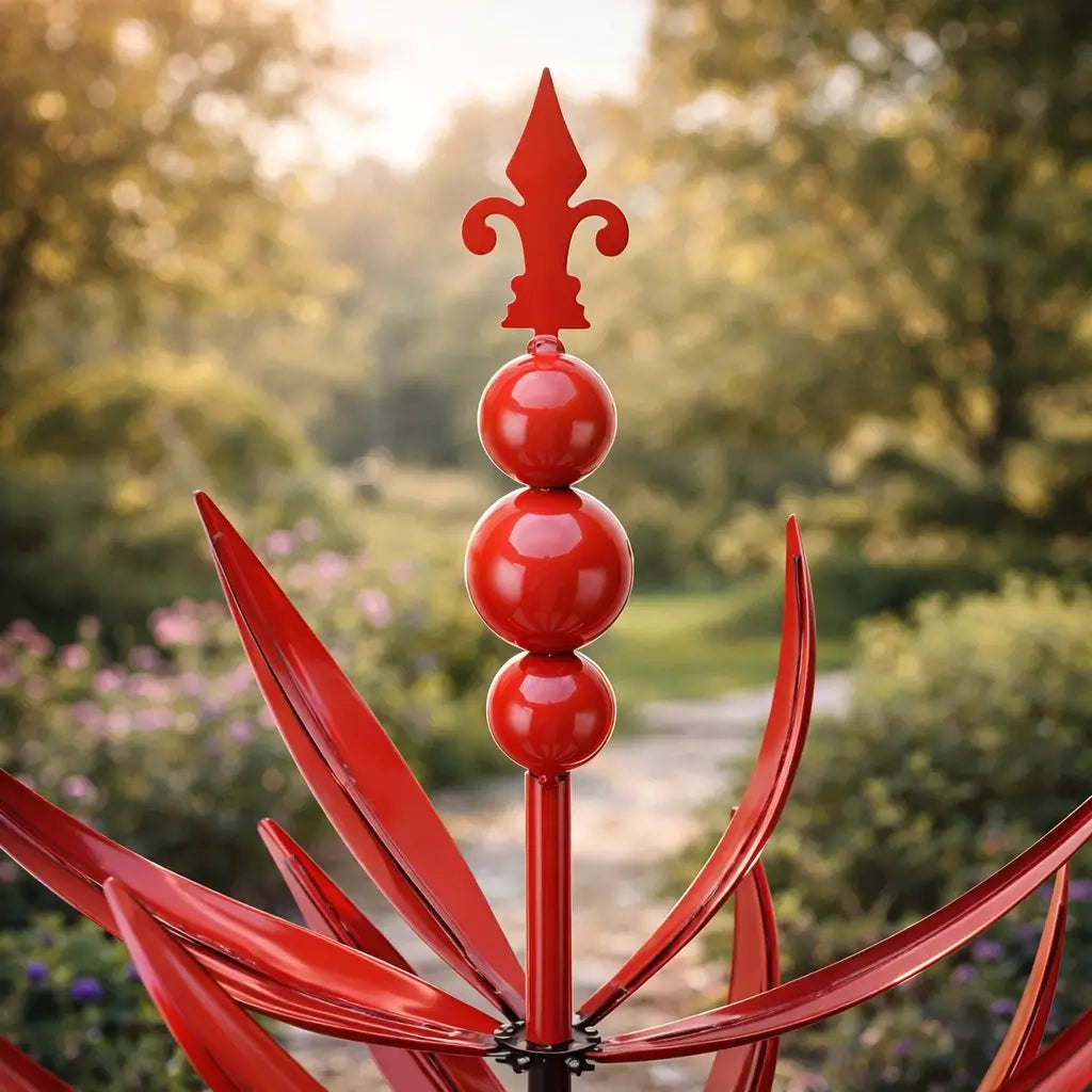 Wetterhahn aus Metall | Dekoration für Garten und Dach | FloraSpindel