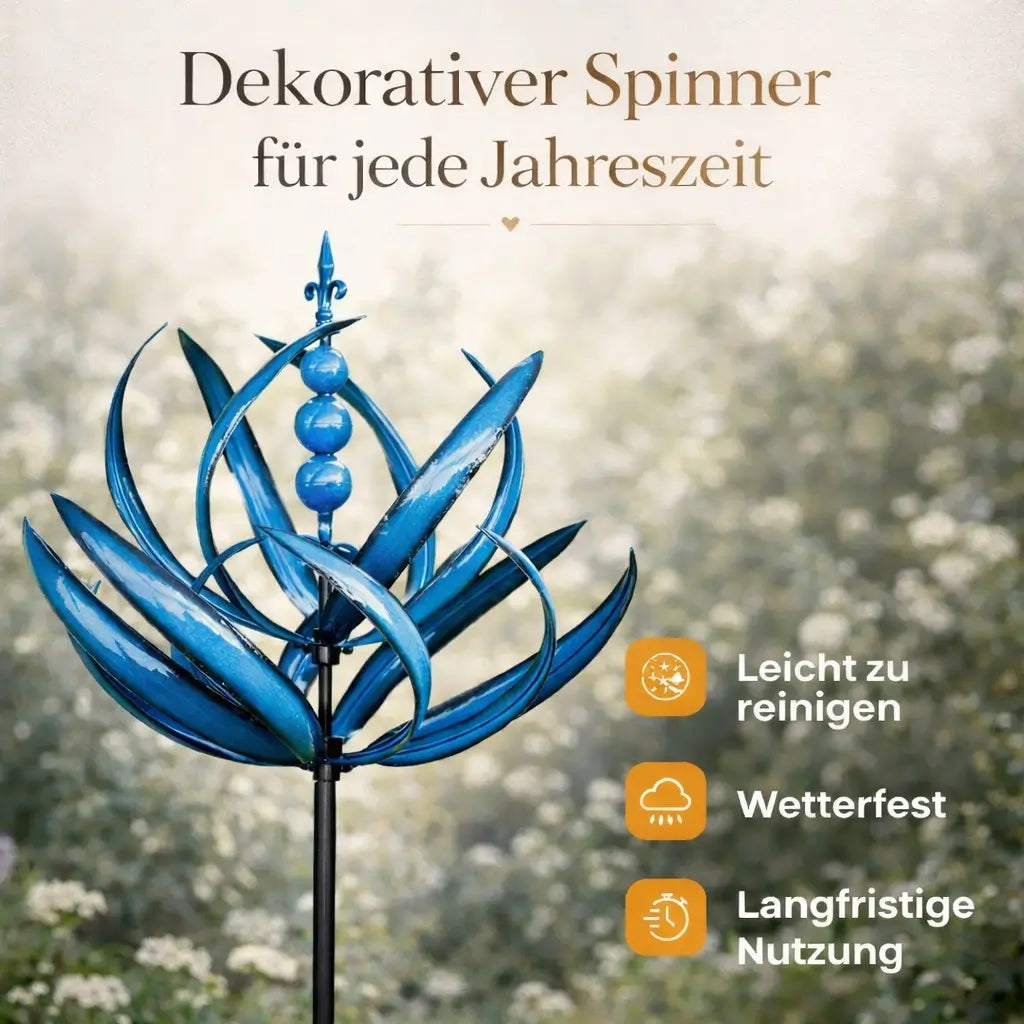 Wetterhahn aus Metall | Dekoration für Garten und Dach | FloraSpindel