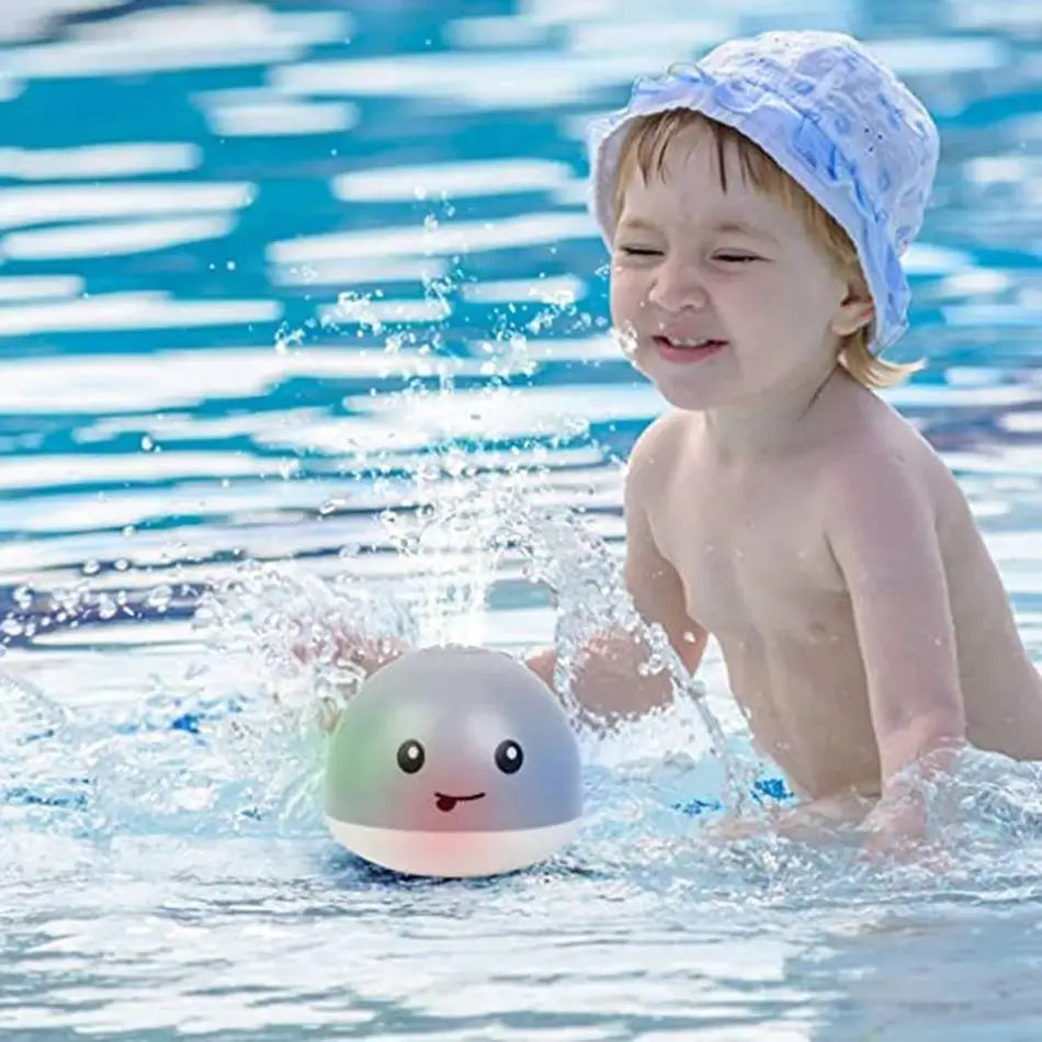 Wassersprinkler-Wal-Bade-Spielzeug