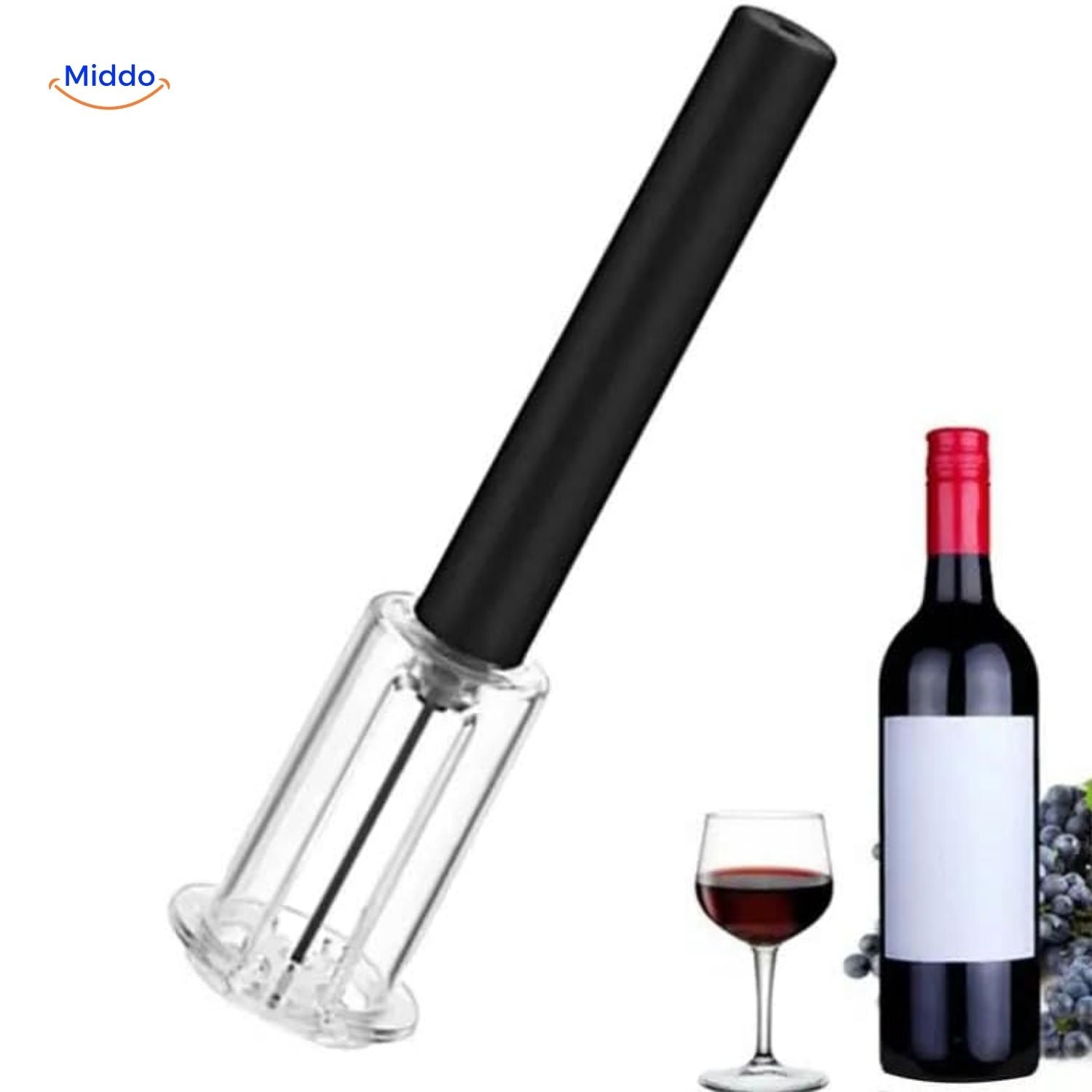 WeinLuft Öffner | Müheloses Öffnen von Weinflaschen mit Luftdruck