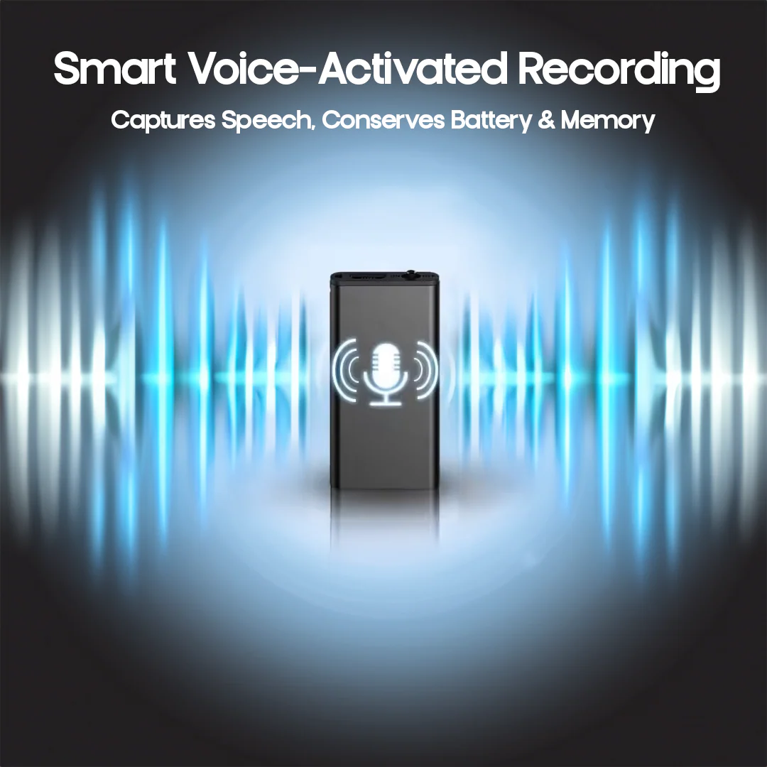 LumenWhisp Ultra Kompakter Recorder Mit Sprachaktivierung