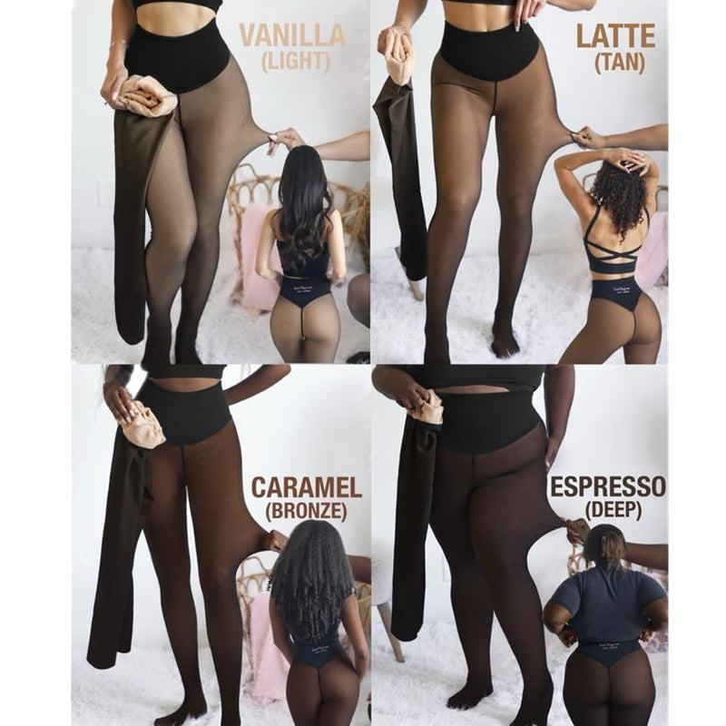 ThermoCurve | Original Fleecegefütterte Leggings Taille Bestimmend Warm Schlank