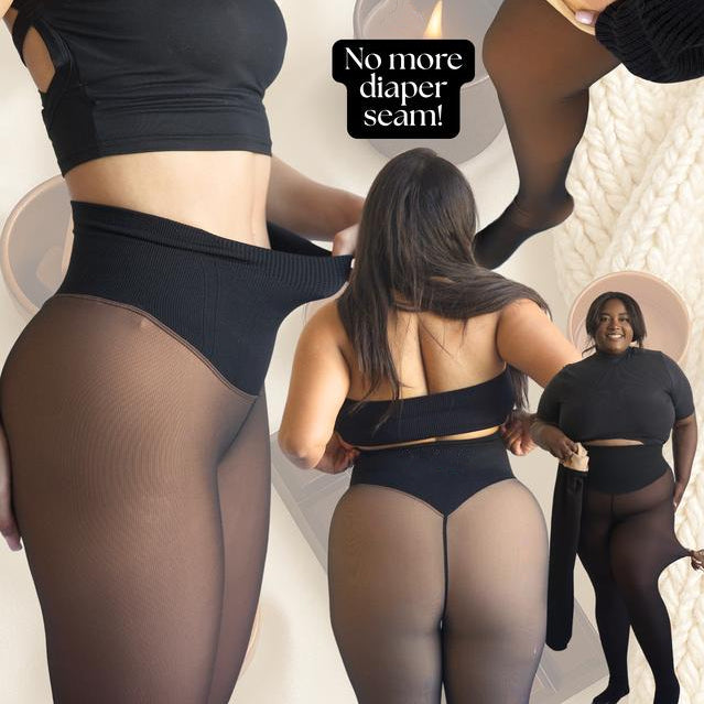 ThermoCurve | Original Fleecegefütterte Leggings Taille Bestimmend Warm Schlank